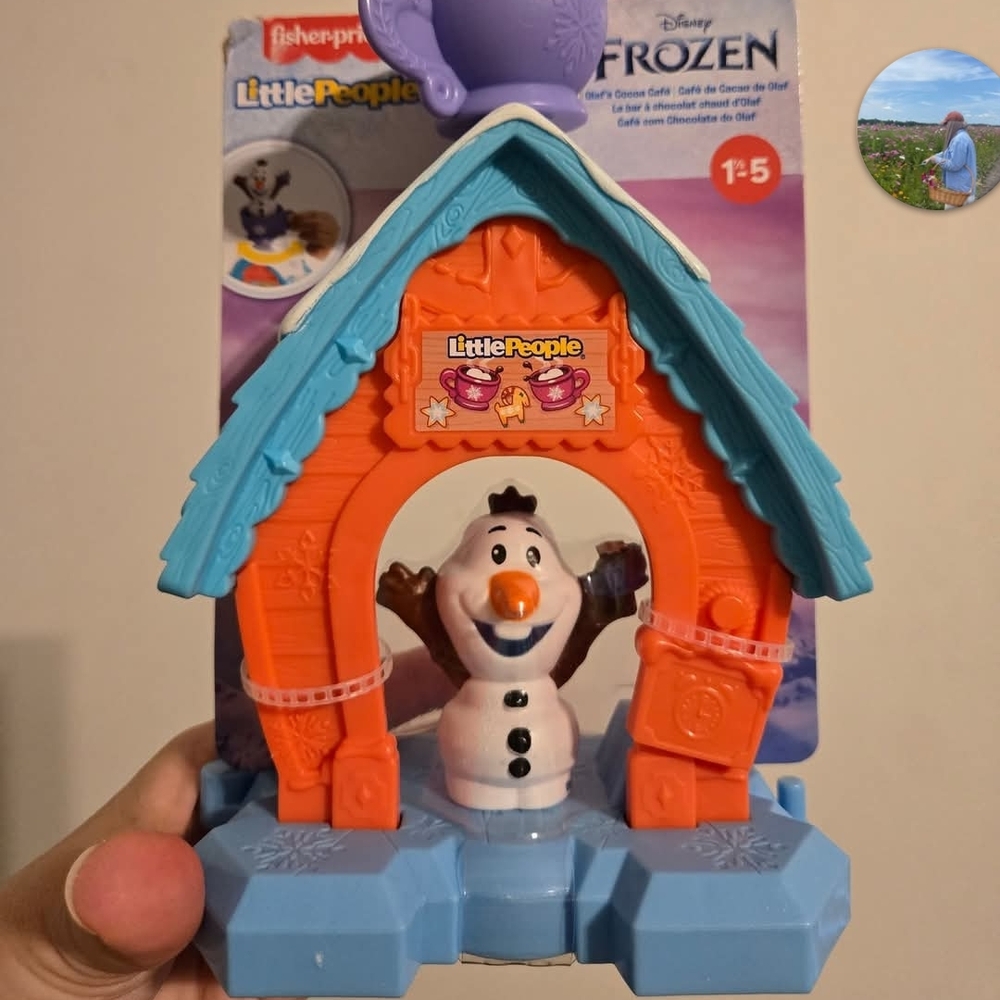 Fisher-Price Little People Frozen Olaf Playset - Orange and Blue